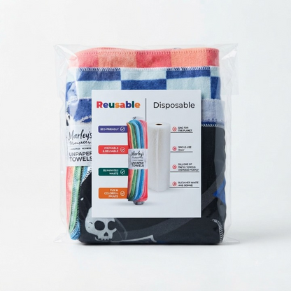 Pack of 6 - Kitchen Reusable UNpaper Towels