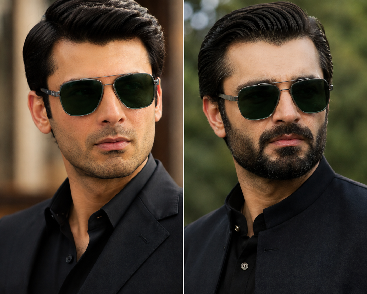 Matte Black UV400 Aviator Sunglasses for Men | Premium Metal Frame | Polarized Style