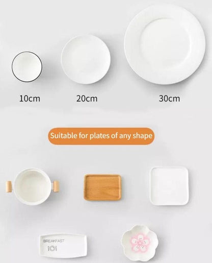 Set of 100 Plastic Stretchable Bowl Covers